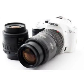 【中古】ペンタックス PENTAX K-x ホワイト ホワイト ダブルズームセット 美品 カメラ 中古 人気 おすすめ 高画質