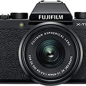 【中古】「非常に良い」FUJIFILM ミラーレス一眼 X-T100レンズキット ブラック X-T100LK-B