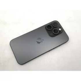 【中古】Apple 国内版 【SIMフリー】 iPhone 15 Pro 256GB ブラックチタニウム MTUC3J/A【宇田川】保証期間1ヶ月【ランクC】