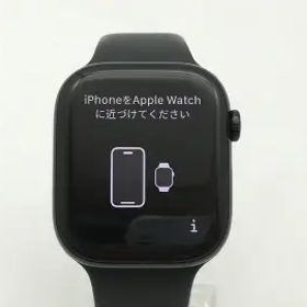 【中古】Apple Apple Watch Series10 46mm GPS ジェットブラックアルミニウムケース/ブラックスポーツバンド (M/L) MWWQ3J/A【三宮センタ
