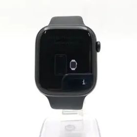 【中古】Apple Apple Watch Series10 46mm GPS ジェットブラックアルミニウムケース/ブラックスポーツバンド (S/M) MWWP3J/A【ECセンター