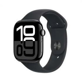 【未使用】Apple Apple Watch Series10 46mm GPS ジェットブラックアルミニウムケース/ブラックスポーツバンド (M/L) MWWQ3J/A【戸塚】保