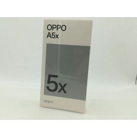 【未使用】Oppo 国内版 【SIMフリー】 OPPO A5x 4GB 128GB ホワイト【大須】保証期間3ヶ月