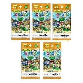 【新品】『とびだせ どうぶつの森 amiibo＋』 amiiboカード 1パック3枚入り×5パックセット 【メール便発送。送料別。着日指定・代金引換発送不可】