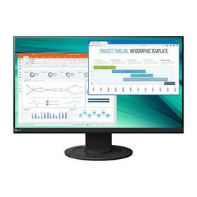 EV2460-BK 直送 代引不可 カラー液晶モニター 23．8型 ブラック EV2460BK