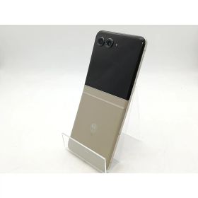 【中古】MOTOROLA SoftBank 【SIMフリー】 motorola razr 50s サンドクリーム 8GB 256GB A403MO【柏】保証期間1ヶ月【ランクC】