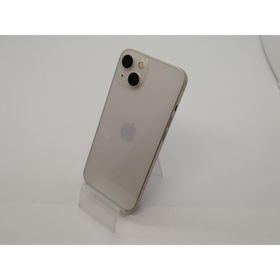 【中古】Apple SoftBank 【SIMフリー】 iPhone 13 128GB スターライト MLND3J/A【大須アメ横】保証期間１ヶ月【ランクC】