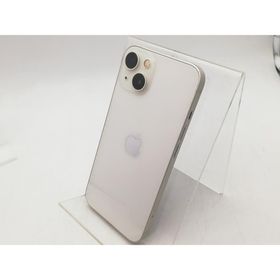 【中古】Apple SoftBank 【SIMフリー】 iPhone 13 128GB スターライト MLND3J/A【柏】保証期間１週間【ランクC】