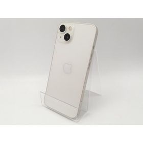 【中古】Apple SoftBank 【SIMフリー】 iPhone 13 128GB スターライト MLND3J/A【博多】保証期間１ヶ月【ランクC】