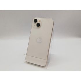 【中古】Apple docomo 【SIMフリー】 iPhone 13 128GB スターライト MLND3J/A【道玄坂】保証期間１ヶ月【ランクC】