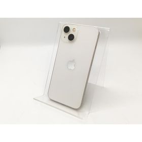 【中古】Apple SoftBank 【SIMフリー】 iPhone 13 128GB スターライト MLND3J/A【秋葉4号】保証期間１ヶ月【ランクC】