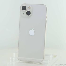 〔中古〕Apple(アップル) iPhone13 128GB スターライト MLND3J／A SIMフリー〔262-ud〕