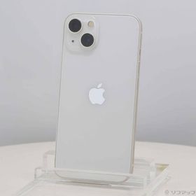 〔中古〕Apple(アップル) iPhone13 128GB スターライト MLND3J／A SIMフリー〔258-ud〕