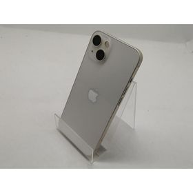 【中古】Apple SoftBank 【SIMフリー】 iPhone 13 128GB スターライト MLND3J/A【宇田川】保証期間１ヶ月【ランクC】