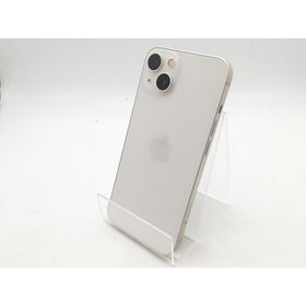 【中古】Apple au 【SIMフリー】 iPhone 13 512GB スターライト MLNP3J/A【柏】保証期間１ヶ月【ランクC】