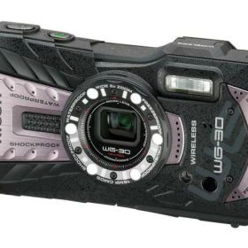【中古】RICOH 防水デジタルカメラ RICOH WG-30W カーボングレー 防水12m耐ショック1.5m耐寒-10度 RICOH WG-30W GL 04621当店保証30日間 人気モデル 高画質 売れ筋