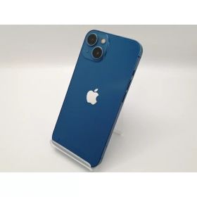 【中古】Apple SoftBank 【SIMフリー】 iPhone 13 128GB ブルー MLNG3J/A【三宮センター】保証期間1週間【ランクC】