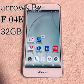 arrows Be F-04K 32GB SIMロック解除 バッテリー良 白