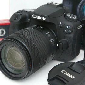 【中古】【並品】キヤノン EOS 90D EF-S18-135 IS USM レンズキット CA01-R5612-3W4 CANON キヤノン EFマウント EOS 一眼レフ APS-C 4K対応