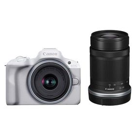 キヤノン ミラーレスカメラ EOS R50・ダブルズームキット (ホワイト) 5812C021 1台（直送品）
