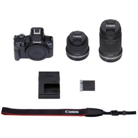 キヤノン デジタル一眼カメラ EOS R50 ダブルズームキット ブラック