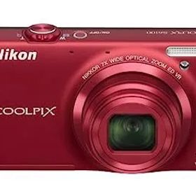 【中古】NikonデジタルカメラCOOLPIX S6100 スーパーレッド S6100RD