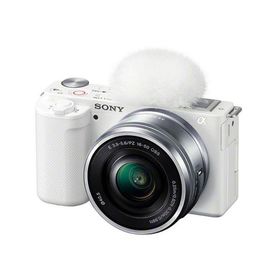 「訳あり品-量販店印付き」新品 デジタル一眼カメラ VLOGCAM ZV-E10L パワーズームレンズキット [ホワイト]