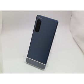 【中古】SONY docomo 【SIMフリー】 Xperia 5 IV 8GB 128GB SO-54C ブルー【秋葉3号】保証期間１ヶ月【ランクC】