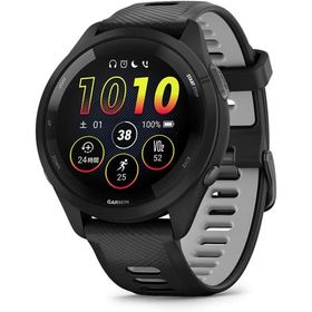 ガーミン GARMIN Forerunner 265 フォアランナー 265 シリコンバンド 46.1mm ブラック Suica対応 ランニングGPSウォッチ 010-02810-40 スマートウォッチ