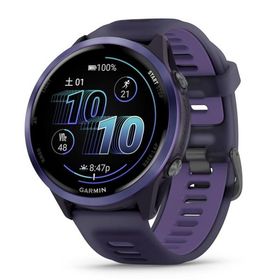 【Forerunner265後継モデル】 GARMIN(ガーミン) GPSランニングウォッチ Forerunner 570 47mm Purple 最大約10日間の長時間バッテリー 超軽量