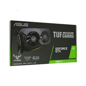爆買【中古】ASUSグラボ TUF-GTX1660TI-T6G-EVO-GAMING PCIExp 6GB 元箱あり