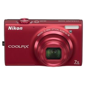 【中古】NikonデジタルカメラCOOLPIX S6100 スーパーレッド S6100RD