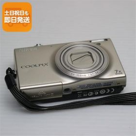 美品 COOLPIX S6100 シャンパンシルバー 即日発送 デジカメ Nikon デジタルカメラ 本体 あすつく 土日祝発送OK