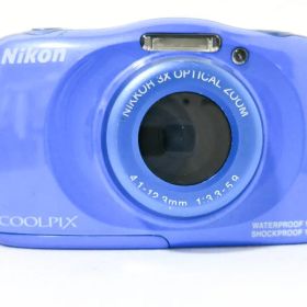 Nikon COOLPIX S33 コンパクトデジタルカメラ 青 バッテリーなし