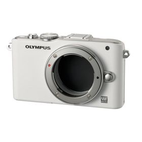 【中古】OLYMPUS ミラーレス一眼 PEN Lite E-PL3 ボディ ホワイト E-PL3 BODY WHT