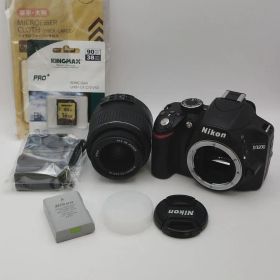 Nikon D3200 デジタル一眼レフカメラボディ 黒 18-55mm レンズ VR キット ショット数5121回 20260510