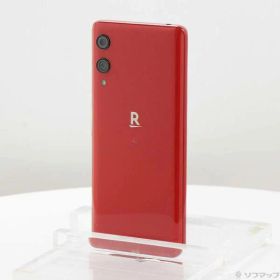 【中古】楽天モバイル Rakuten Hand 64GB クリムゾンレッド P710 楽天 SIMフリー 【352-ud】