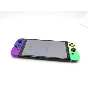 【中古】Nintendo Switch 本体 (有機ELモデル) HEG-S-KCAAA スプラトゥーン3エディション【ECセンター】保証期間1ヶ月【ランクC】