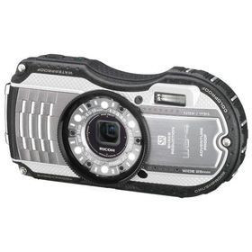 RICOH 防水デジタルカメラ RICOH WG-4 シルバー 防水14m耐ショック2.0m耐寒-10度 RICOH WG-4SL 0857