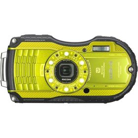 RICOH 防水リコー WG-4 防水リコー WG-4 ライムイエロー 良品 動作確認済み 1ヶ月保証付 高性能