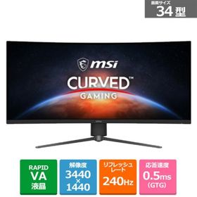 MSI（エムエスアイ） 34型ゲーミングモニター MPG 346CQRF X24 MPG-346CQRF-X24