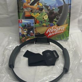 ◇ Nintendo Switch リングフィットアドベンチャー リングコン&ゲームソフト 【使用によるキズ/汚れあり】【動作確認済み】リングフィット ゲーム エクササイズ / 中古 060801