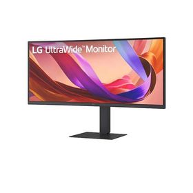 LG 34インチ 曲面型ウルトラワイド 液晶ディスプレイ(3440x1440/IPS/アンチグレア/HDMIx2/DP/TypeC(PD96W)/LAN(RJ45)/高さ調整/スイベル/3年保証)｜34U650A-B