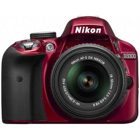 Nikon D3300 レンズキット レッド 良品 動作確認済み 1ヶ月保証付 初心者向け