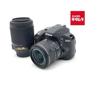 【中古】 【並品】 ニコン D3300 ダブルズームキット ブラック