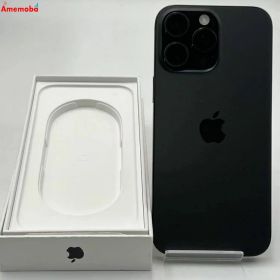 【中古】iPhone16 Pro Max 256GB ブラックチタニウム MYWG3J/A AU版SIMフリ