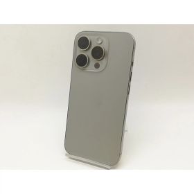 【中古】Apple 楽天モバイル 【SIMフリー】 iPhone 15 Pro 256GB ナチュラルチタニウム MTUF3J/A【横浜】保証期間1ヶ月【ランクC】