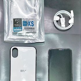 ほぼ新品‼️ iPhoneX SIMフリー256GBバッテリー新品+ガラス付き✨