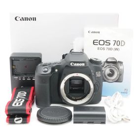 ショット数17996回！Canon デジタル一眼レフカメラ EOS70D ボディ ブラック EOS70D