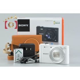 【中古】SONY ソニー Cyber-shot DSC-WX350 ホワイト コンパクトデジタルカメラ 元箱付き 多言語対応